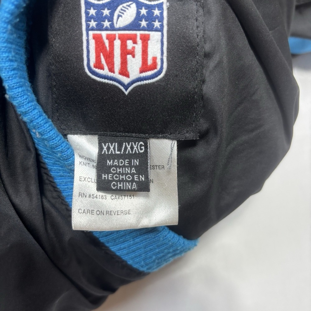 Carolina Panthers NFL Men's XXL G-III Hooded Reversible Jacket Black & Dark Gray - Picture 16 of 16